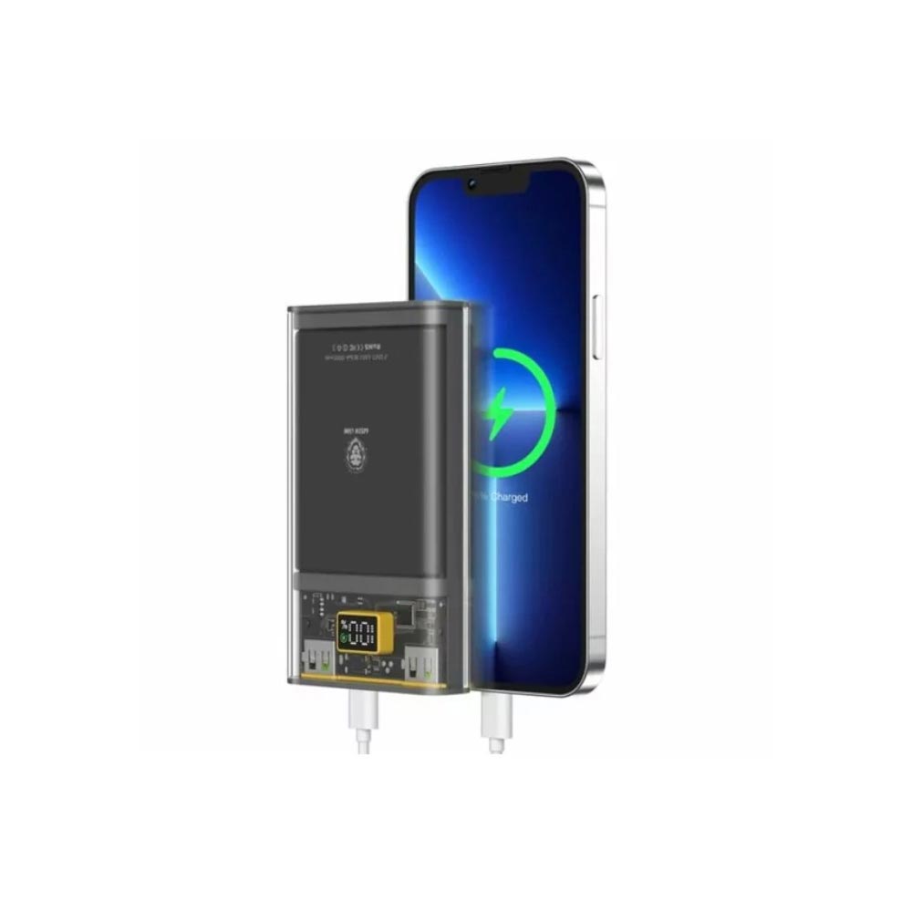 پاور بانک گرین Super Fast Charge Transparent ظرفیت 20000mAh