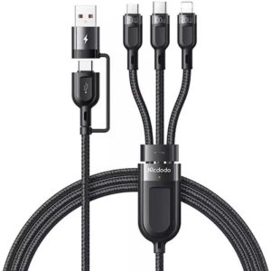 کابل تبدیل USB به لایتنینگ usb-C Microusb مک دودو مدل CA-8800 طول 1.2 متر